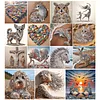 Stone Art Special Shaped 5D DIY Partial Drill Diamond Painting Kits for Adults Beginners Home Decor Diamonds Dots Gem Art 11.81 X11.81inch
