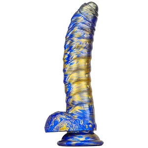 Mixed Color Realistic Dildo Big Anal Dildo With Strong Suction Cup