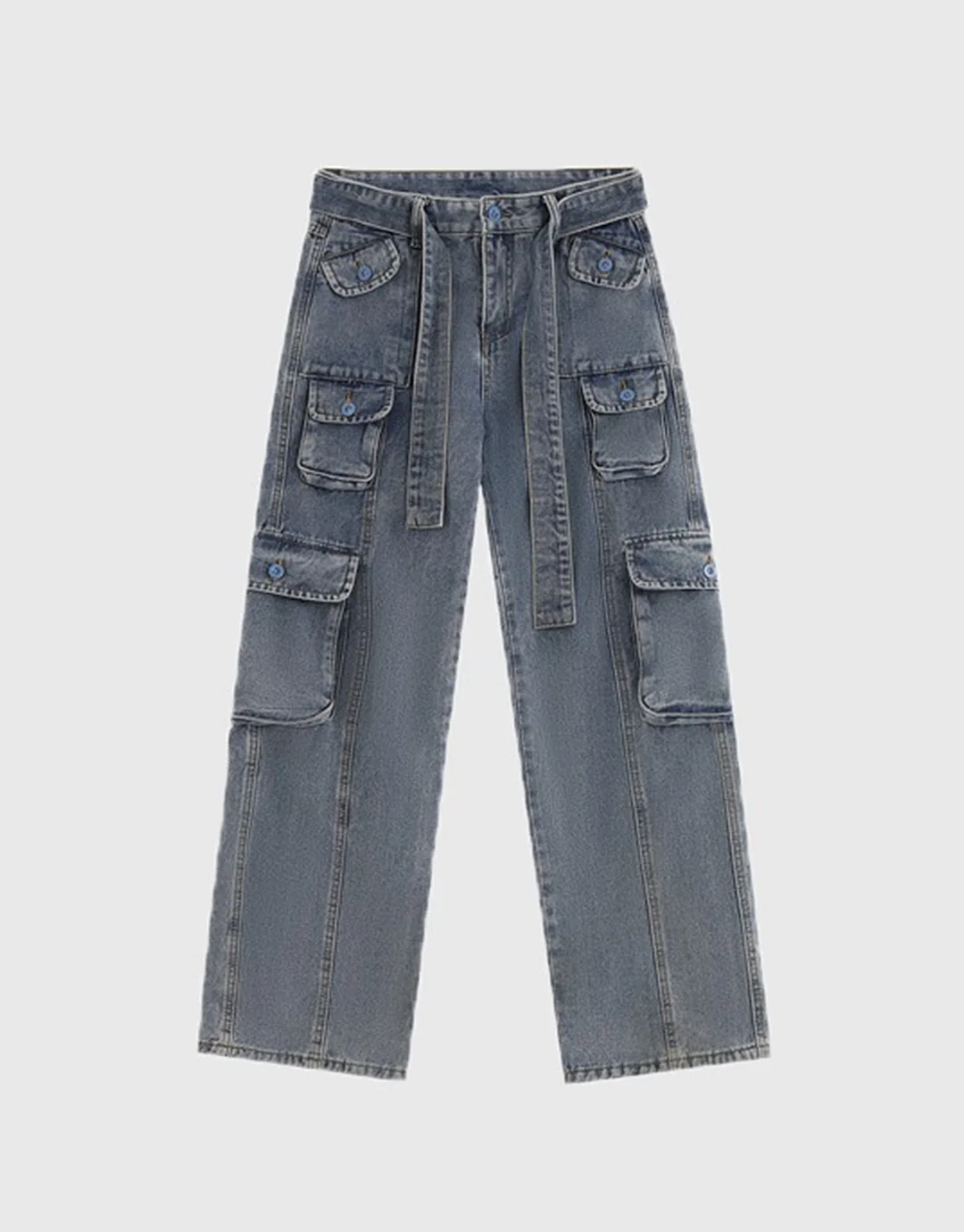 Multi-pocket Street Style Jeans / DarkAcademias /Darkacademias
