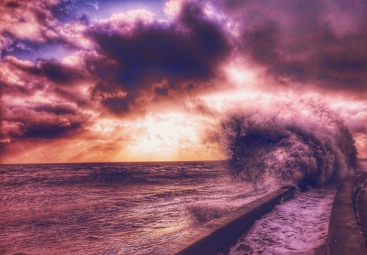 

Purple Waves – Paint By Numbers - 40*50CM, 501 Original