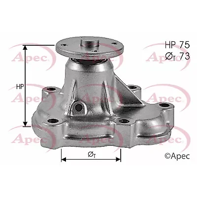 Water Pump fits VAUXHALL VECTRA B 1.7D 95 to 96 X17TD Coolant 1334069 1334115 Parts