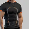 Gioiacombo&trade; T-shirt a maniche corte da uomo di moda sportiva estiva ad asciugatura rapida