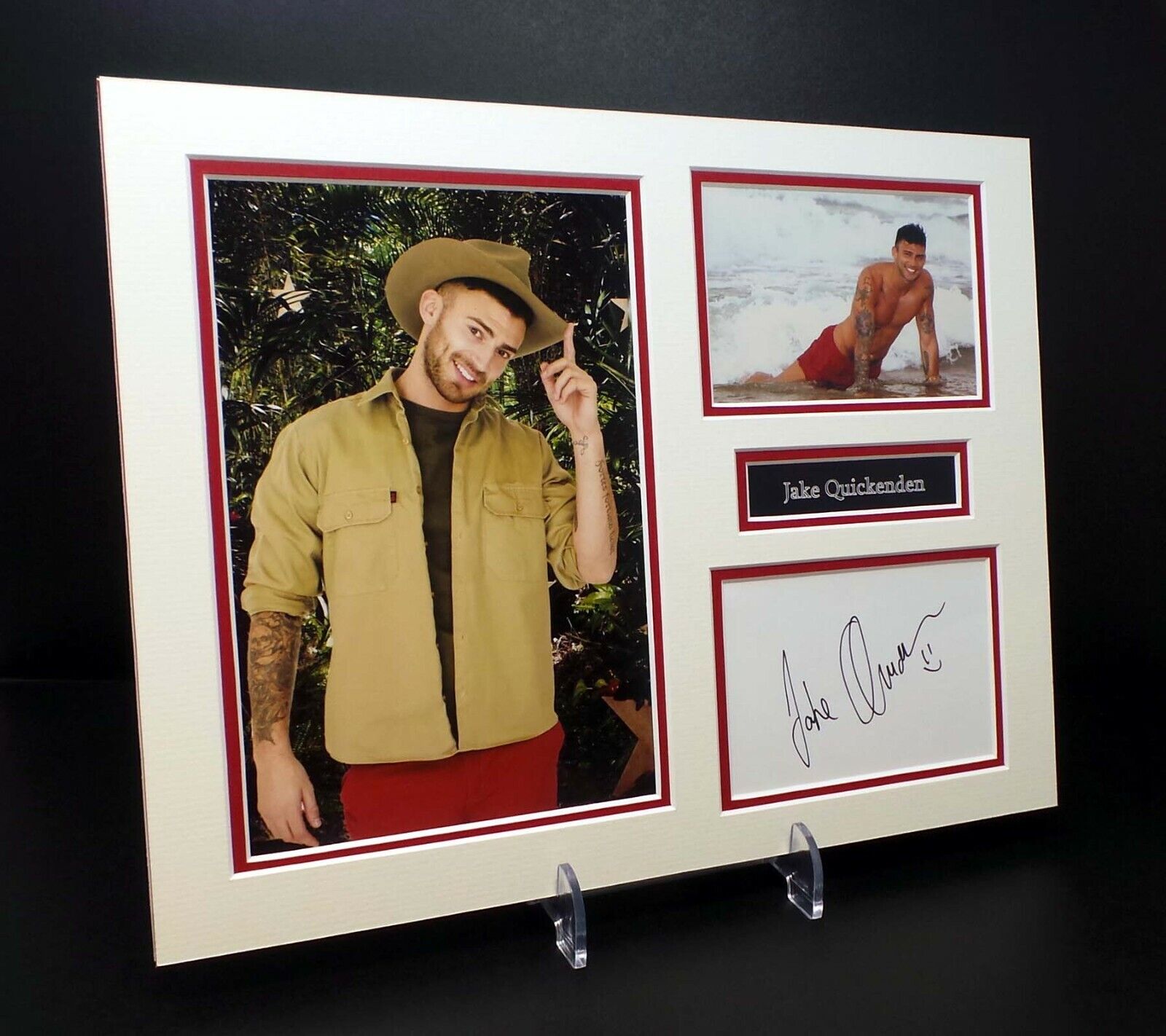 Jake QUICKENDEN Signed Mounted Photo Poster painting Display AFTAL RD COA Singer Reality TV Star