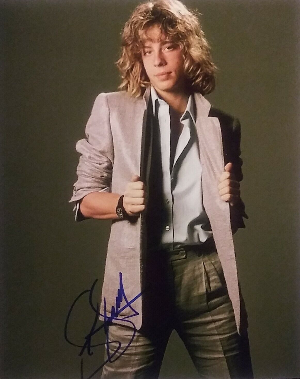 Leif Garrett signed 8 x 10