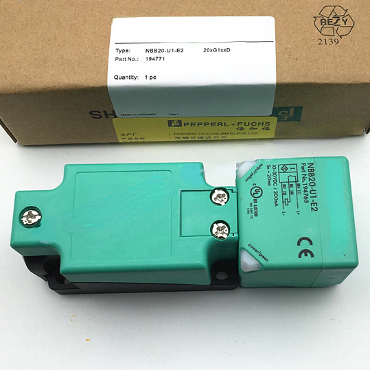 Pepperl Fuchs Factory Automation NBB2-12GM60-WO Proximity Sensor, AC NC, 20 to 50V, 25 Hz, 2mm, 5 to 200 mA Pepperl Fuchs Factory Automation NBB2-12GM60-WO Proximity Sensor, AC NC, 20 to 50V, 25 Hz, 2mm, 5 to 200 mA