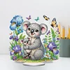Diamond Painting Double Side Parent-Child Koala Desktop Ornaments for Home Decor