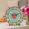 5D DIY Crystal Diamond Painting Wooden Handmade Mandala Clock Kits