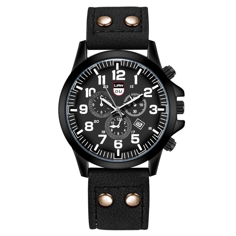 Fashion Geometric Buckle Quartz Men’s Watches
