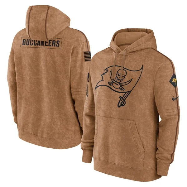 Dallas Cowboys Nike 2023 Salute To Service Club Pullover Hoodie - Brown