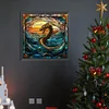 (40*40cm)Dragon - Round Partial AB Drill Diamond Painting