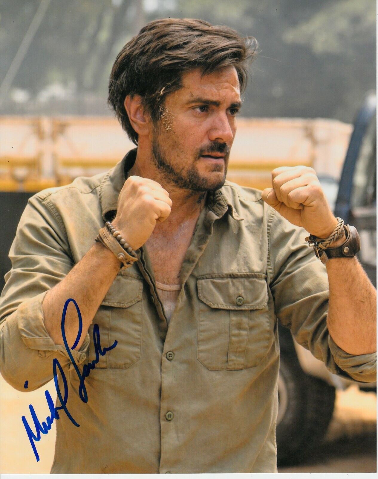 MICHAEL LANDES SIGNED HOOTEN & THE LADY Photo Poster painting UACC REG 242 (4)