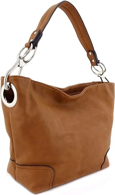 Hobo Shoulder Bag Snap Hook Hardware Small