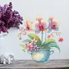 Orchid&eacute;e phalaenopsis acrylique - ornement d&rsquo;artisanat 5d bricolage