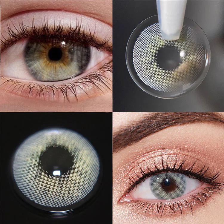 Polar Lights Blue Grey Colored Contact Lenses