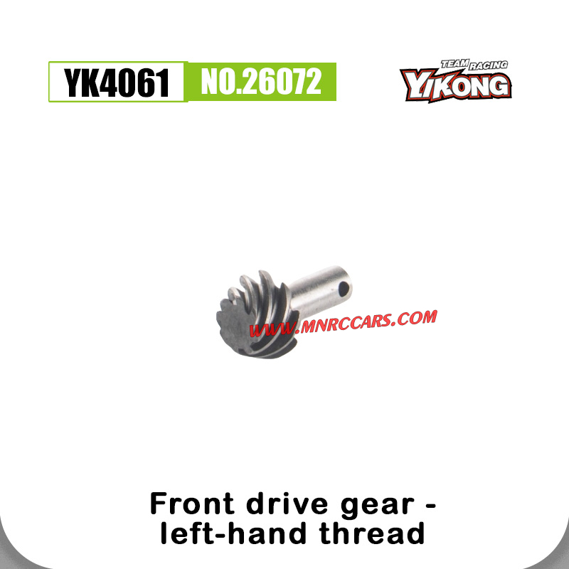 YIKONG YK4061 RC Car Parts Front drive gear - left-hand thread 26072