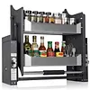 [US Local Warehouse] 2 Tier Pull Down Shelf Heavy Duty Cabinet Organizer for Kitchen Pots Pans