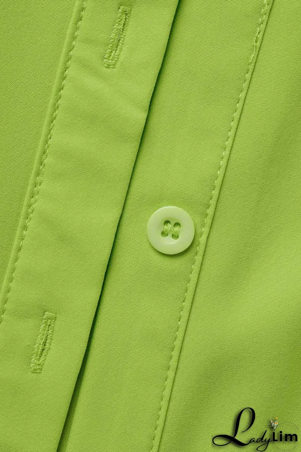 Tangerine Red Casual Solid Bandage Patchwork Buckle Turndown Collar Shirt Dress Dresses