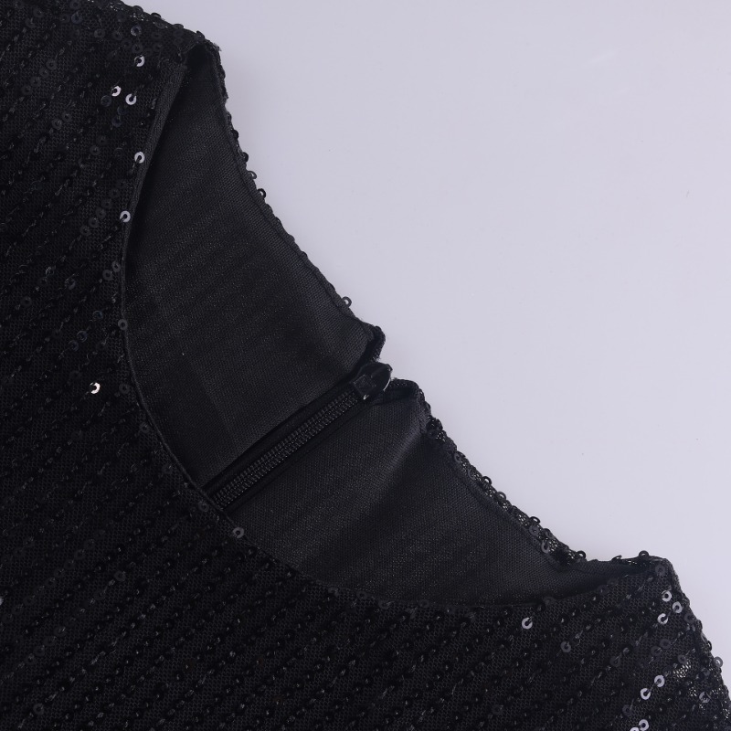 Ootddress Sequin Fashion Autumn Mini Dress Female Glitter See-Through Long Sleeve Elegant Club Party Dress Sparkle Ladies Dress 2025
