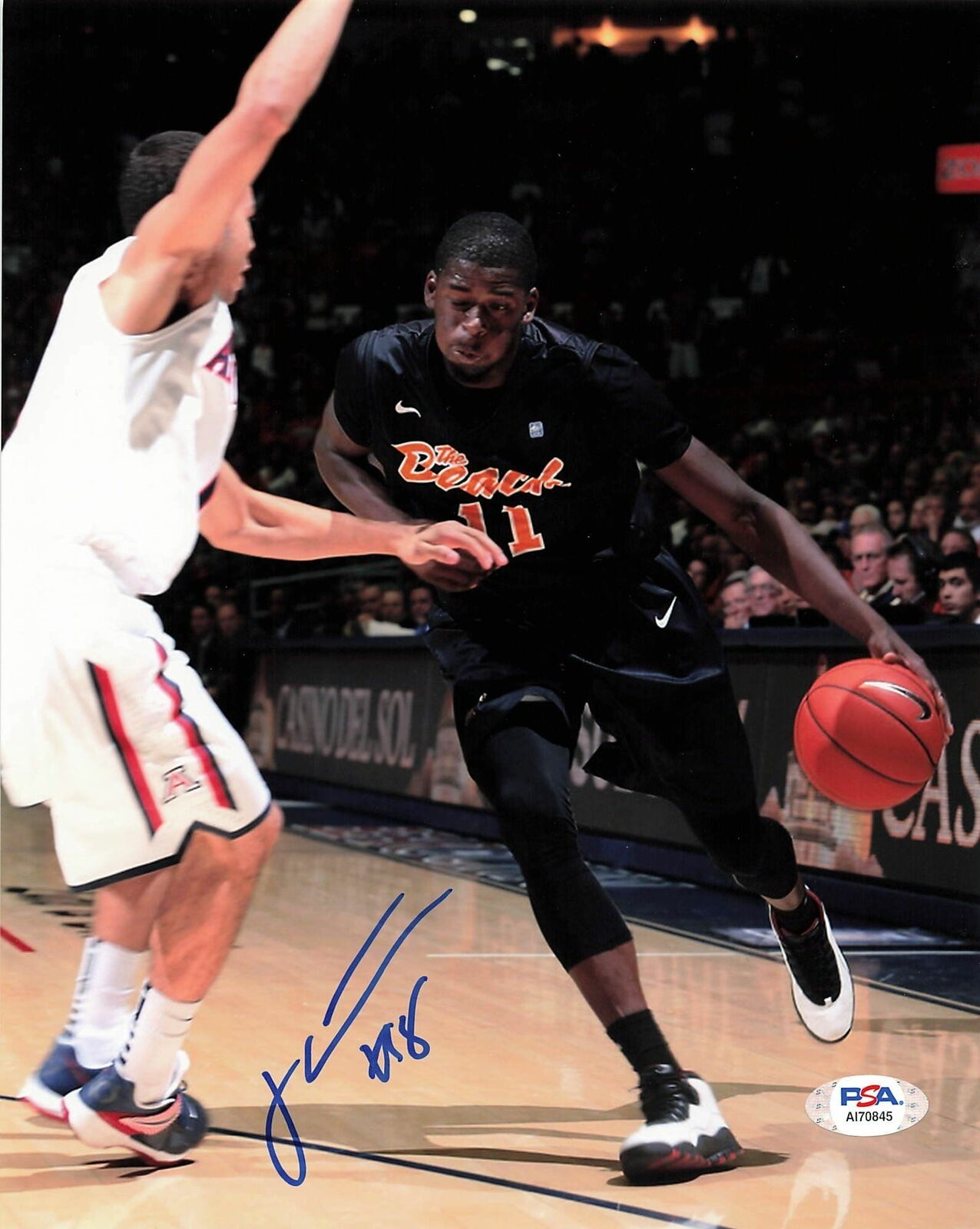 James Ennis signed 8x10 Photo Poster painting PSA/DNA Miami Heat Autographed