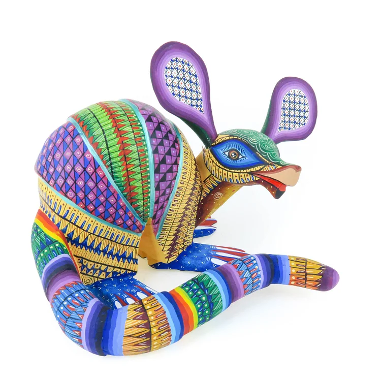 Beautiful Armadillo - Oaxacan Alebrije Wood Carving