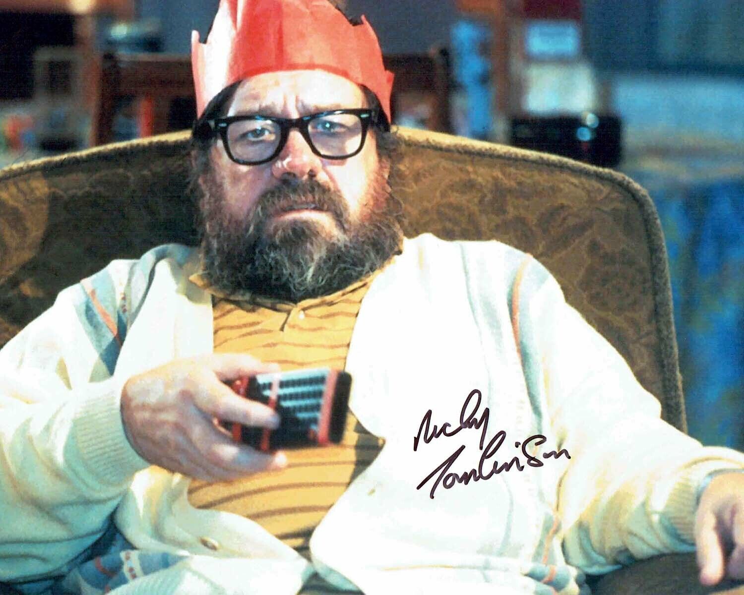 Ricky TOMLINSON Signed Jim ROYLE Family 10x8 Photo Poster painting AFTAL RD COA My Arse