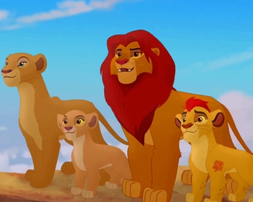 

Simba And Children – Paint By Numbers - 40*50CM, 501 Original