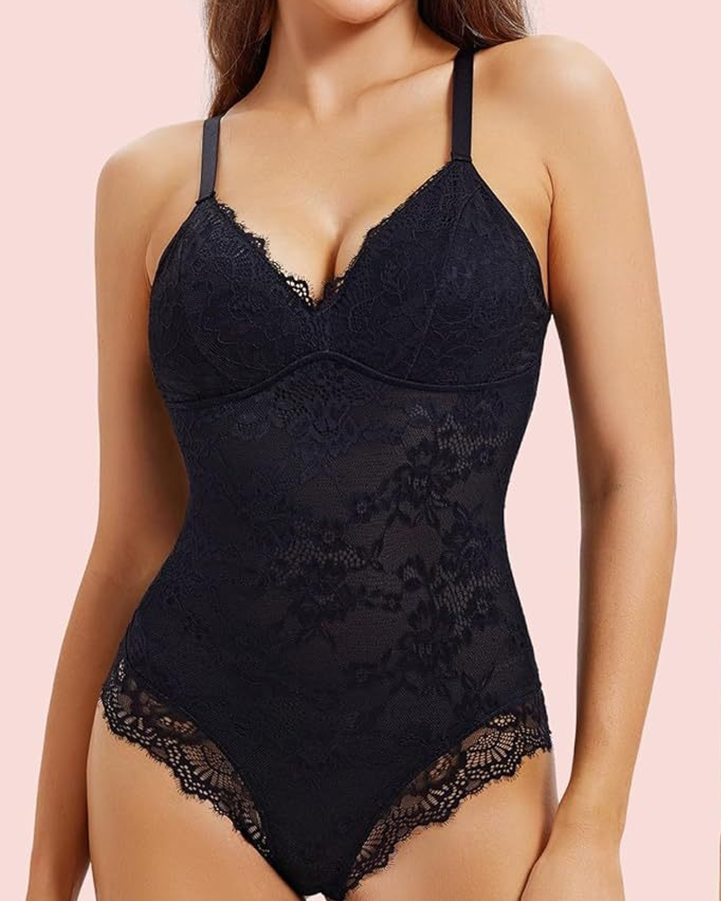 Lace Tummy Control Bodysuit