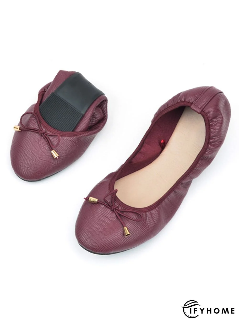 Retro Bow Comfortable Soft Shallow Shoes | IFYHOME