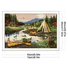 Golden Stream-14CT Stamped Cross Stitch 73*52cm/28.74*20.47in(Big Size)