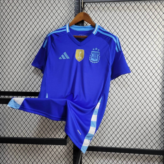 2024 Argentina Away with patch Soccer Jersey Thai Quality