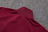 Joyfball 2025/2026 Kids Size Bayern Munich Long Zipped Jacket Maroon Retro version Football Jersey 1:1 Thai Quality 