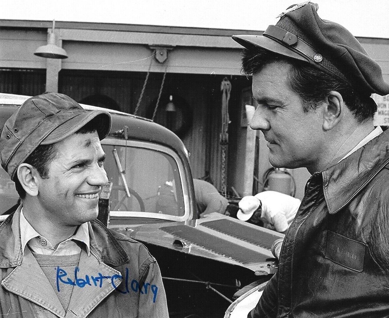 * ROBERT CLARY * signed 8x10 Photo Poster painting * HOGAN'S HEROES * COA * 8