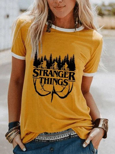 Women's TV Print T-Shirt