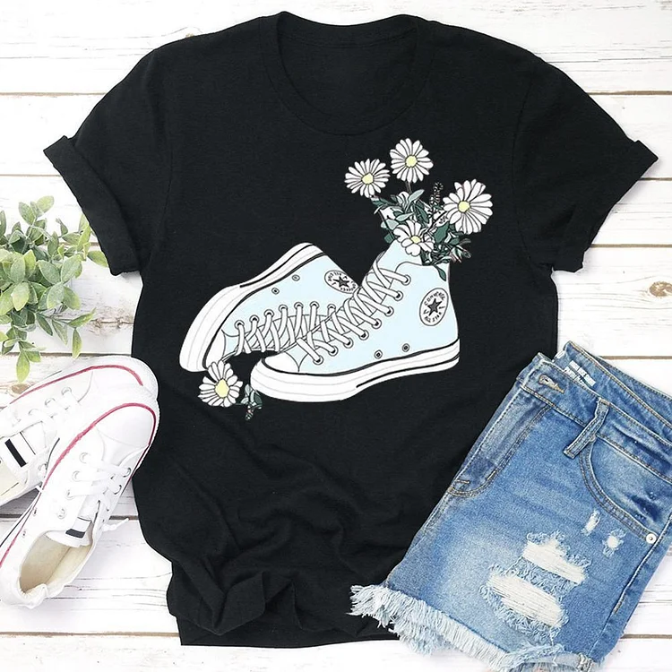 Wear Shoes Ladies T-Shirt Tee --Annaletters