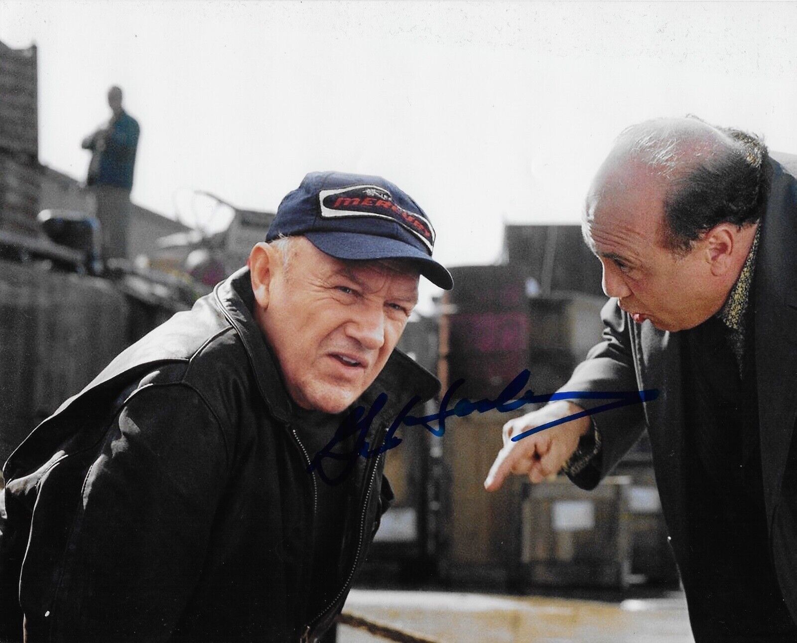 GENE HACKMAN 'THE HEIST' JOR MOORE SIGNED 8X10 PICTURE *COA 1