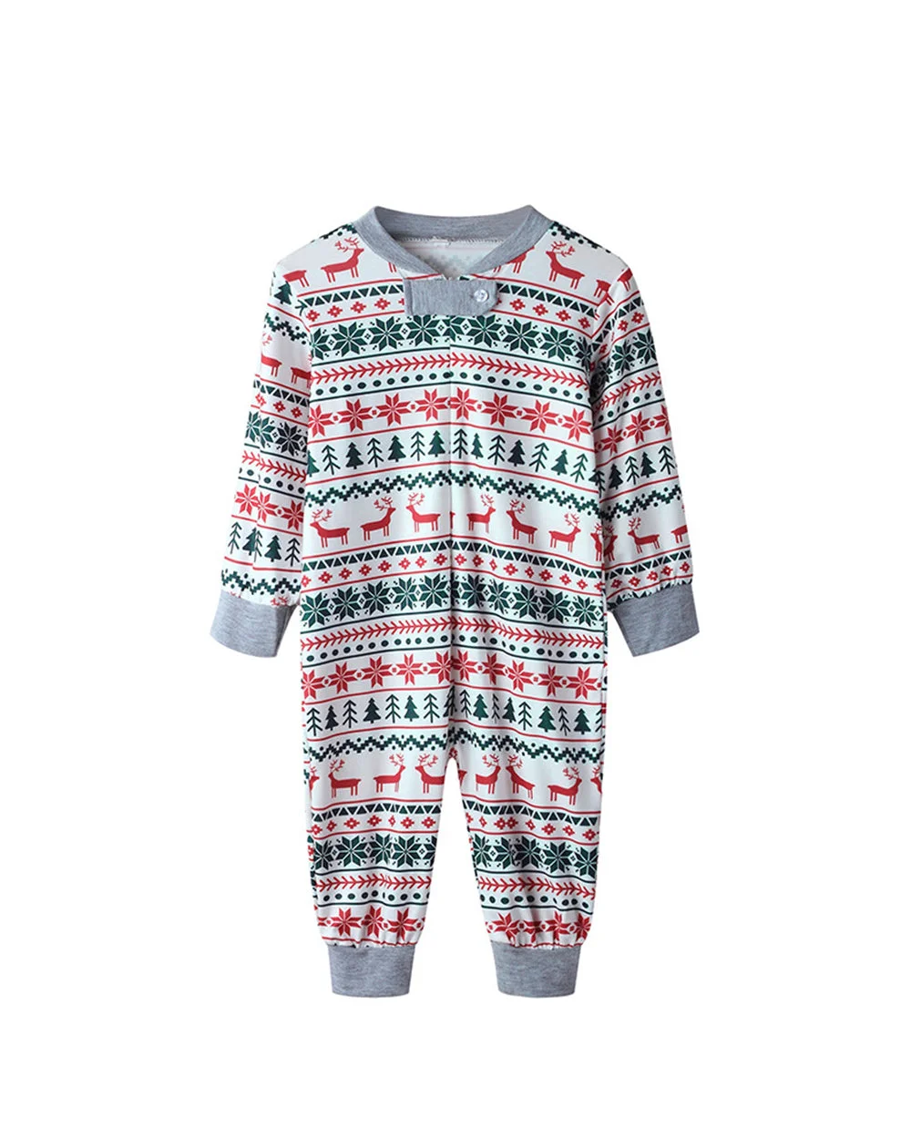 Christmas Deer Snowflake Printed pajamas