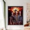 (Stamped/Counted) Supernatural Tv Series-11CT Cross Stitch 50*60cm(Big Size)