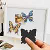 8Pcs Butterfly Diamond Painting Fridge Magnet Diamond Art Magnets Decals Kit