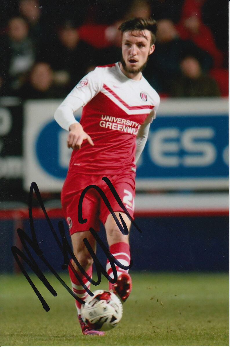 CHARLTON ATHLETIC HAND SIGNED MORGAN FOX 6X4 Photo Poster painting 1.