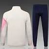 2025/2026 Barcelona Long Zipped Jacket Light Yellow Football Shirt 1:1 Thai Quality