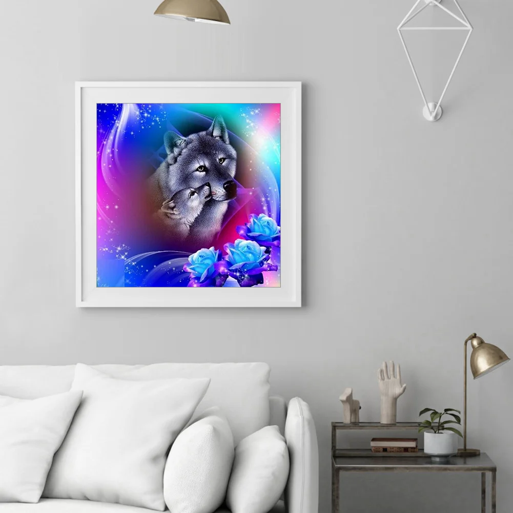 Diamond Painting - Full Round Drill - Wolf(30*30cm)