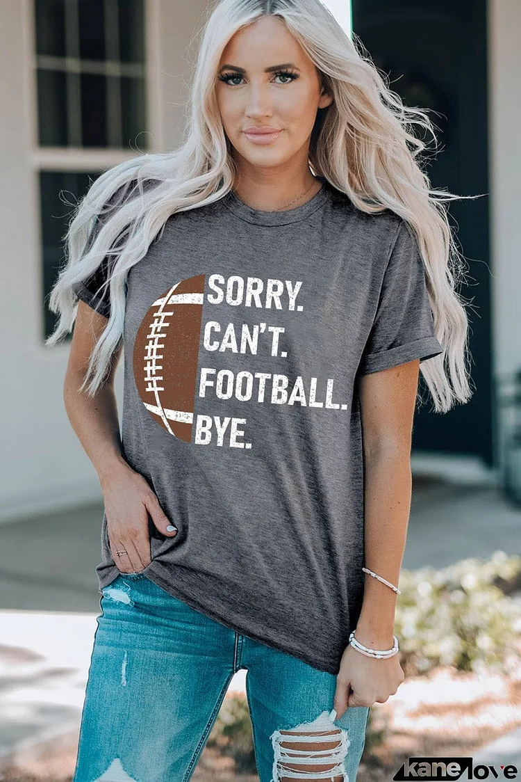 Football Graphic Short Sleeve T-Shirt