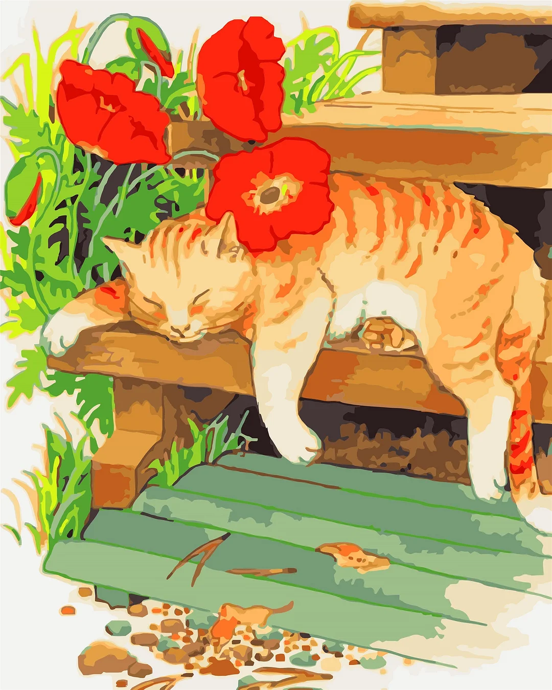 Cat & Dog Paint By Numbers Kits UK WH-1369