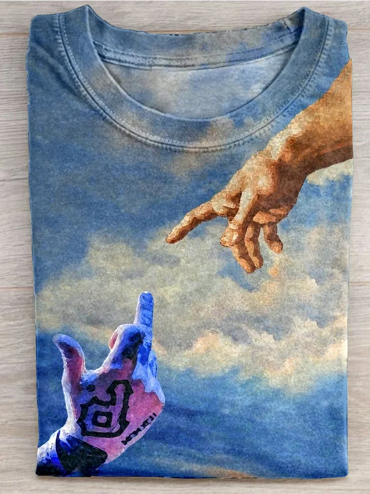 Eagerlys  Middle Finger T-shirt Eagerlys