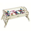 5D DIY Liebe Diamond Painting Serviertablett aus Holz mit Griff für Couchtisch