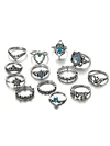 Vintage Lotus Animals Various Styles 13pieces Rings