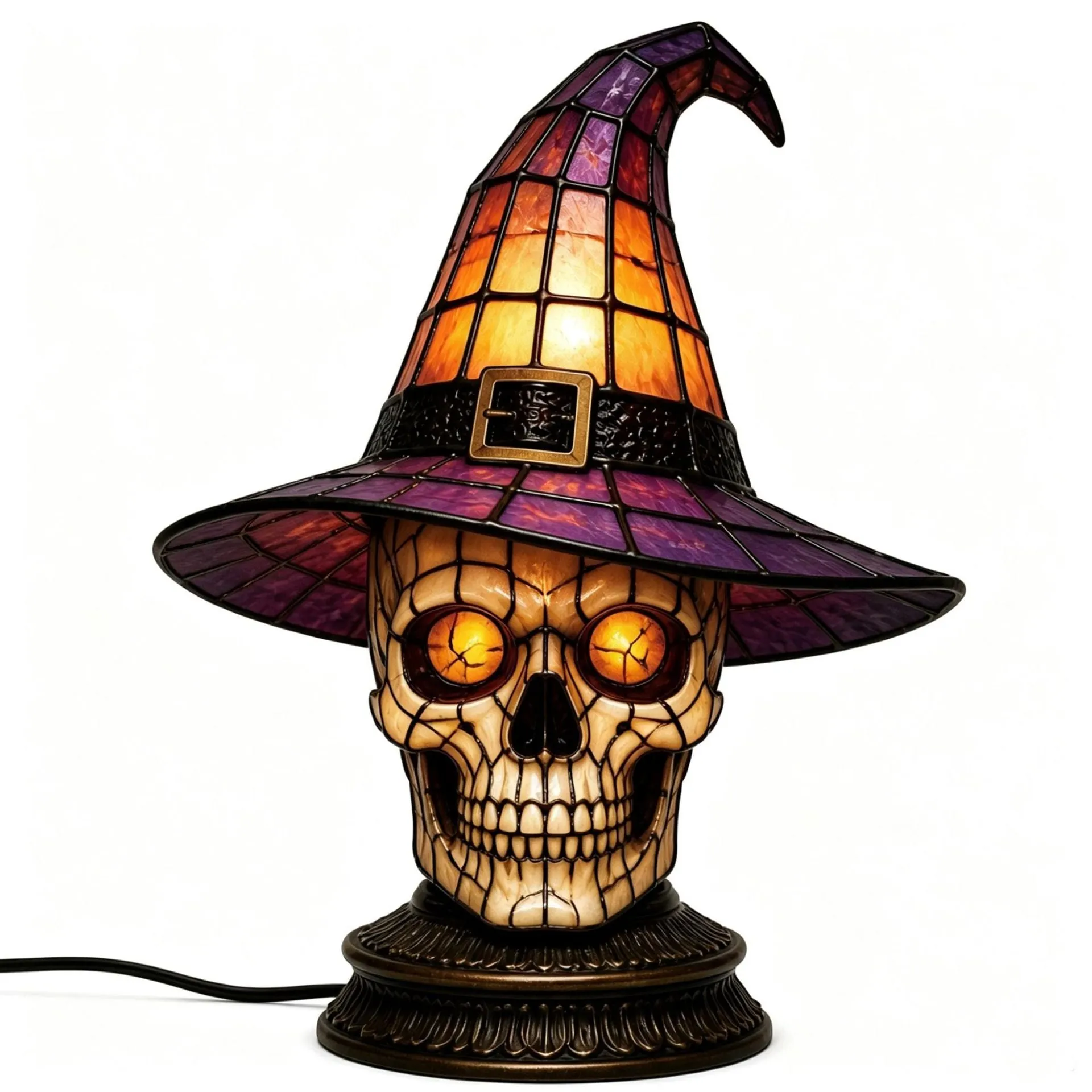 Halloween Witch Cat Lamp Packaging Gifting Display