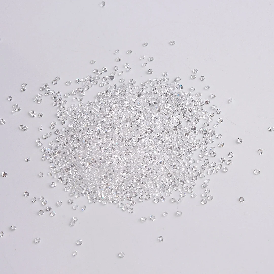 Xpoko 1440Pcs/Pack AB Flatback Nail Rhinestone Crystal 1.1Mm 1.2Mm 3D Micro Glass DIY Gems Glitter Nails Art Decorations Mini Beads