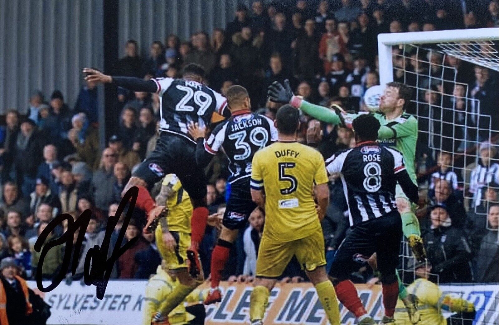 Jamille Matt Genuine Hand Signed Grimsby Town 6X4 Photo Poster painting 2