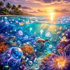 Dreamy Landscape Full DIY 5D Round Drill Diamond Painting Kits for Adults/Beginners Gift Home Decor Diamond Dots Paintings Picture Arts Craft 40x40cm